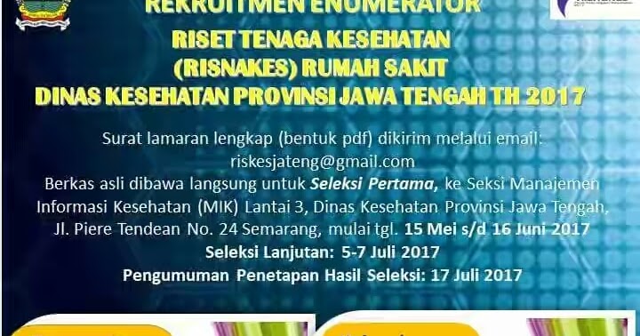 Lowongan Enumerator Juni 2017 2018 - Lowongan Kerja Indonesia