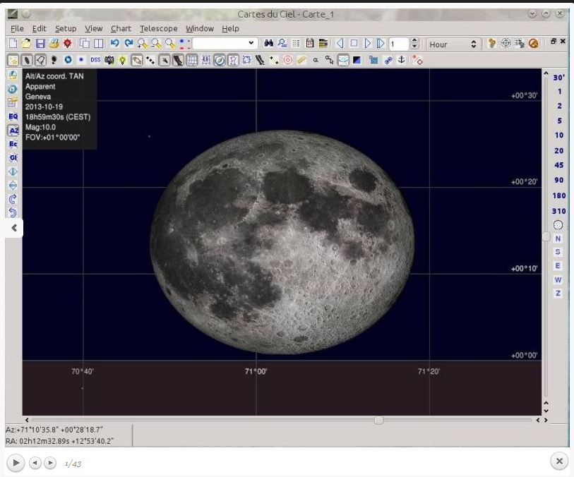 برنامج هام جداً لرسم الخرائط الفلكية للأجرام السماوية وعلم الفضاء Cartes du Ciel 3.8