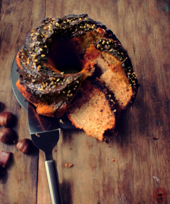 bundtcake de castañas y sirope de arce #nationalbundtcakeday
