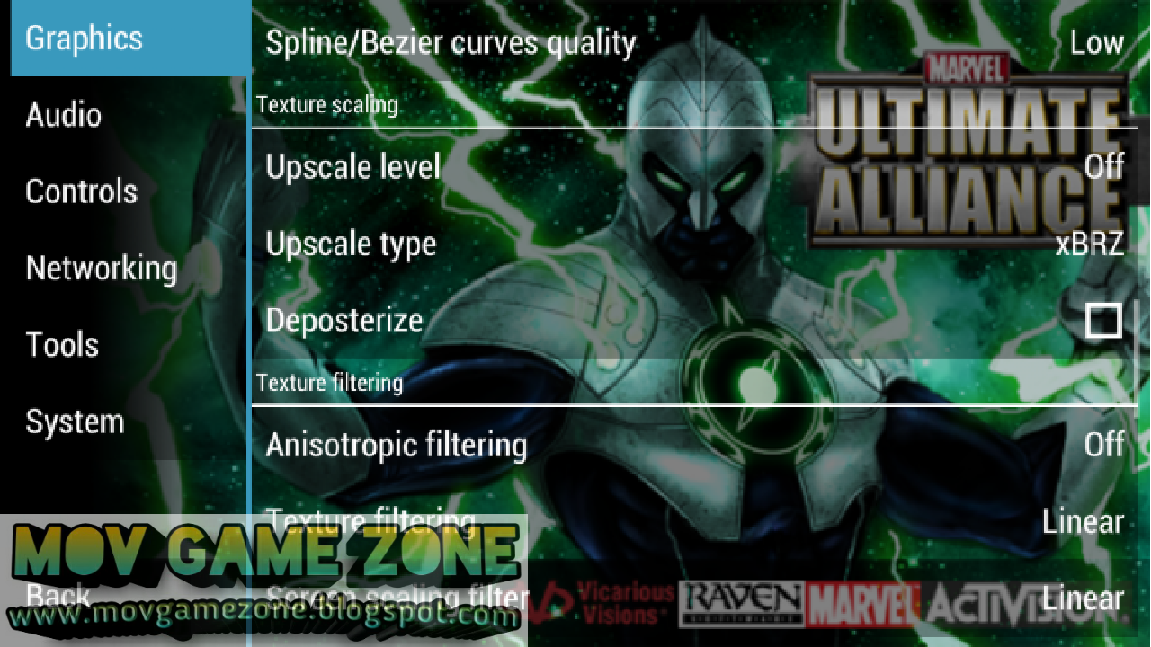 Best PPSSPP Setting Of Marvel Ultimate Alliance Using PPSSPP Version.1