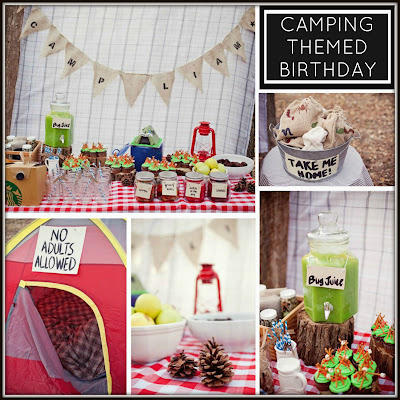 Bless her Chartreuse Heart: Camping Themed Birthday