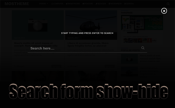 Cara Membuat Search Form Show-Hide Onclick Event Bersama Keyframes