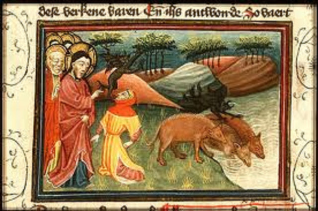 PARROQUIA SAGRADA FAMILIA: JESÚS EXPULSA A LOS DEMONIOS