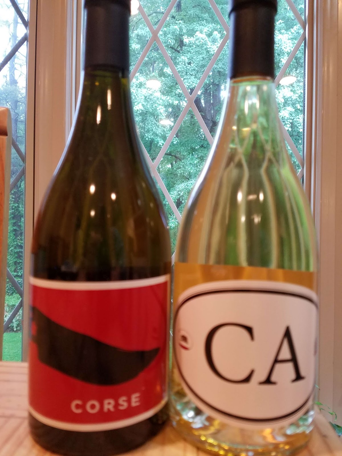 Locations White Wine California (CA4) and Corsica (CORSE)