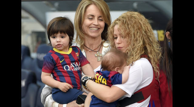 Shakira y sus hijos apoyaron a Colombia antes de enfrentar a Polonia