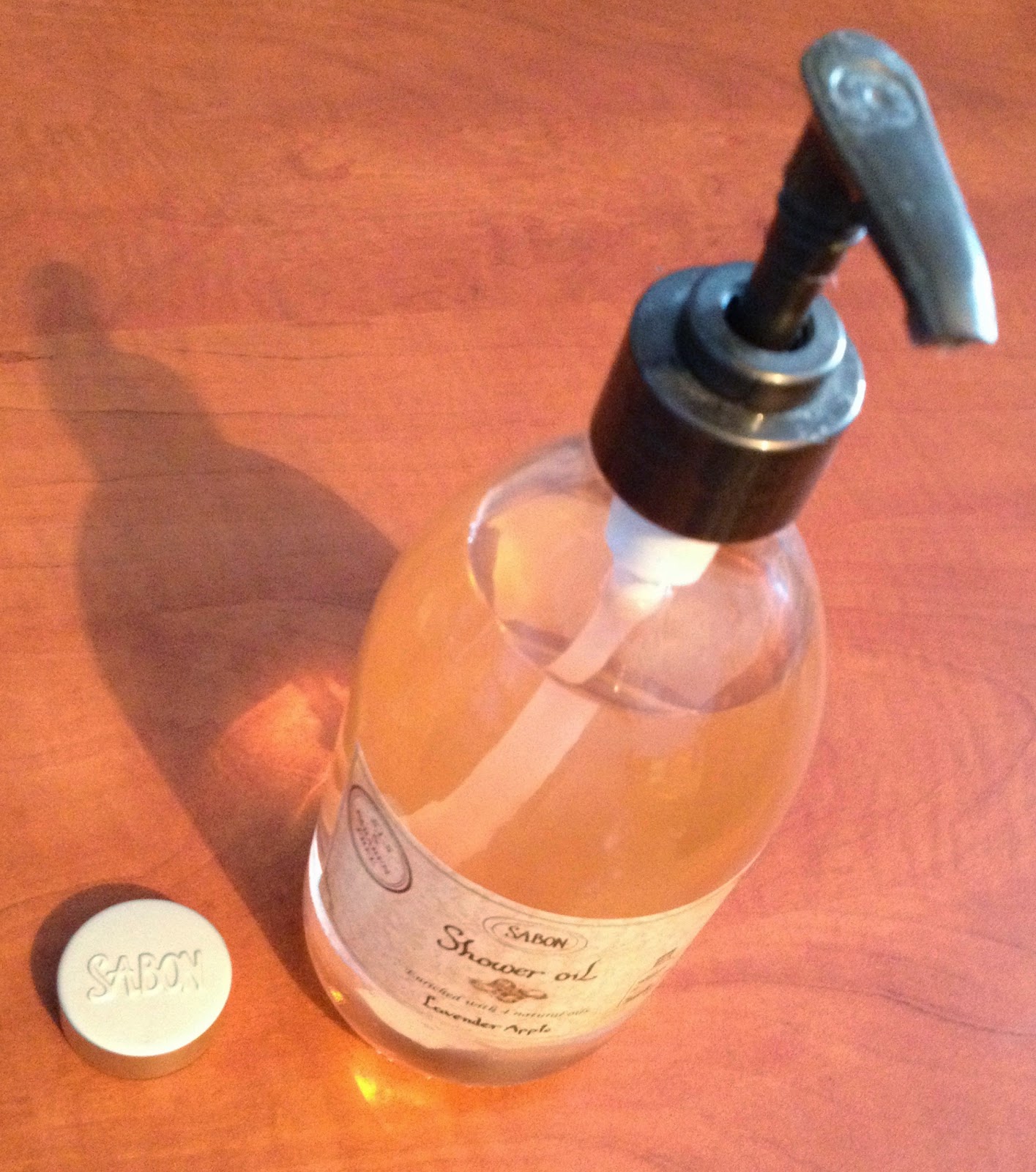 Bath pampering with Sabon Shower Oil Lavender Apple Monica's beauty