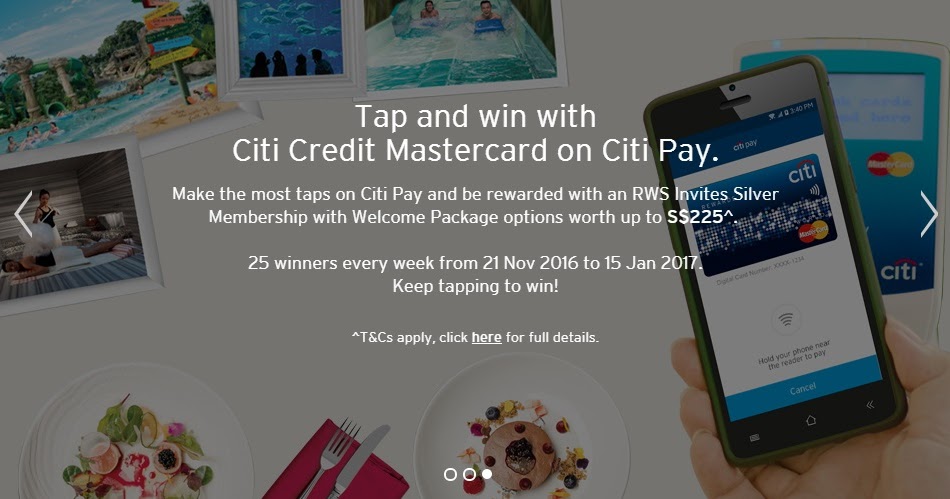 SG Contest Fever Tap and win with Citi Credit MasterCard