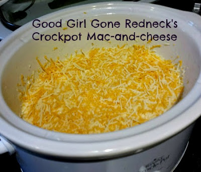 macaroni, dinner, side dishes, pasta, cheesy goodness, crockpot, slow cooker, potluck