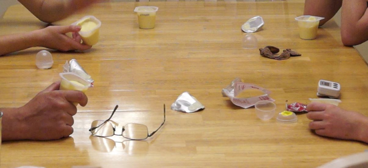 Must Run in the Family Pudding Eating Contest with a Twist