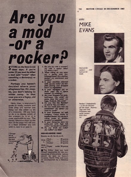 Are you a mod -or a rocker?