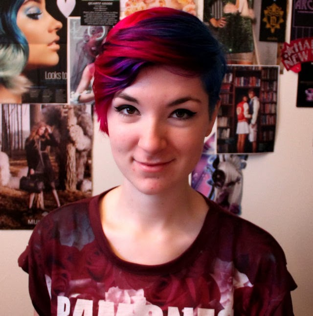 Good Morning Angel Freshly Dyed Hair Rainbow Warrior