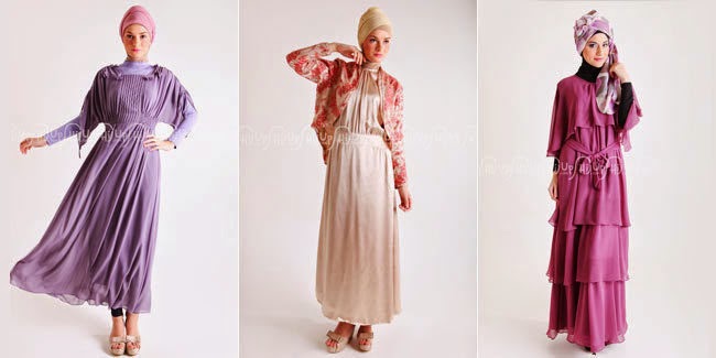 Contoh Baju Muslim wanita untuk ke pesta Contoh Baju Muslim wanita untuk ke pesta
