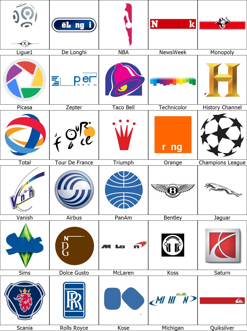 Logos Quiz All Logo Pictures - Riset