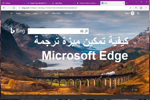 كيفية تمكين ميزة ترجمة Microsoft Edge