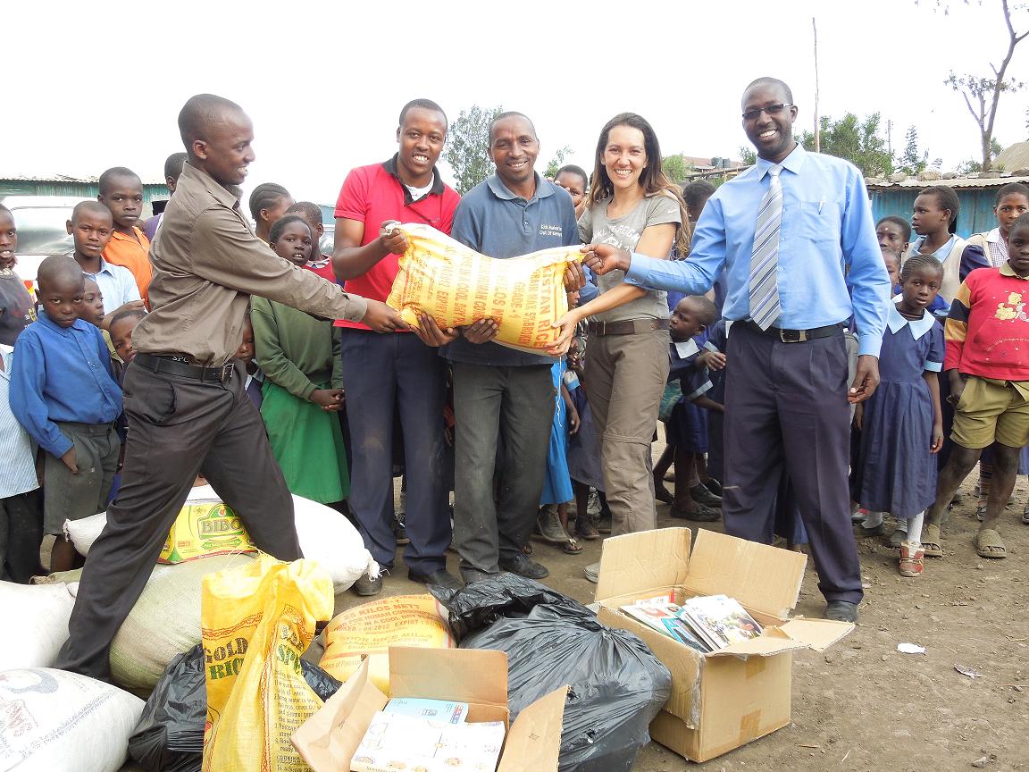 Trotting All Around Donations to the Orphanage in Kenya