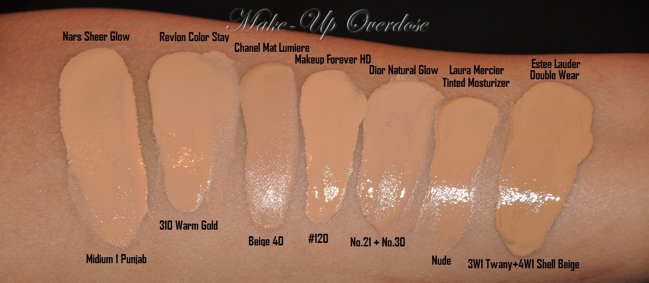 Makeup forever hd foundation vs nars sheer glow