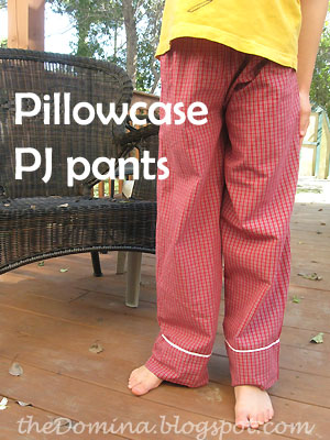 the Domina: Pillowcase PJs - for boys!