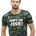 Men's Camouflage Half Sleeve Cotton Printd T Shirt