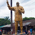 See The Huge Statue Of Governor Wike Erected By Youth Corper In Rivers (Photos)