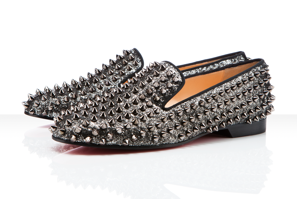 Style in Town: Christian Louboutin Rollerboy Spikes in Sliver