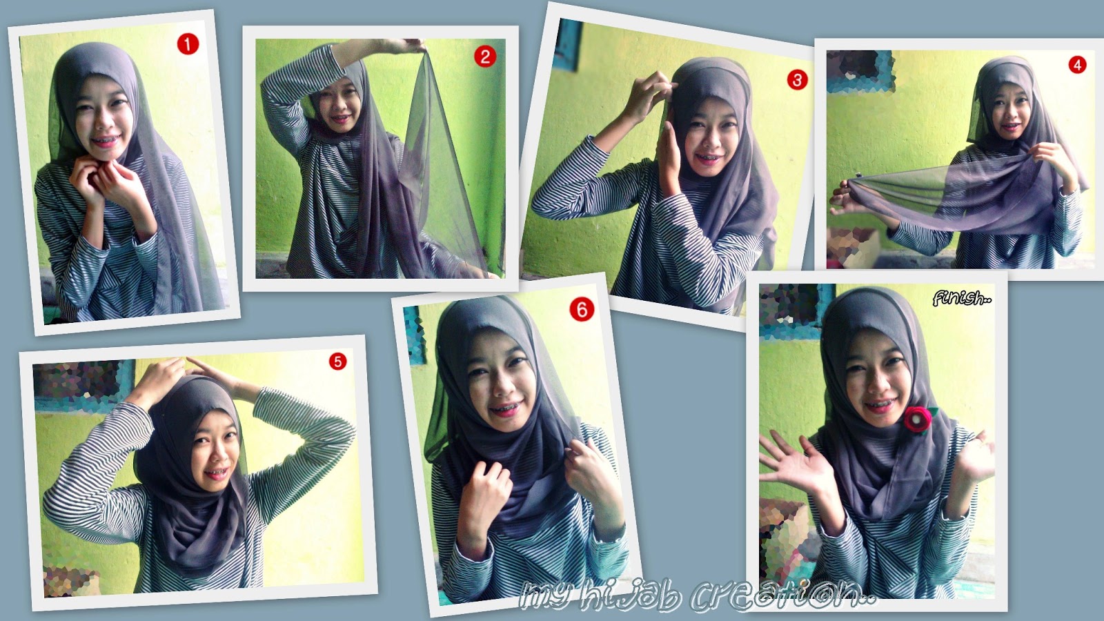 Nia's Blog :): Tutorial Hijab