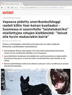 Kuva Iltalehden otsikosta
