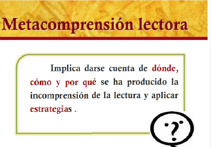 ESTRATEGIA PARA MEJORAR LA COMPRENSIÓN LECTORA
