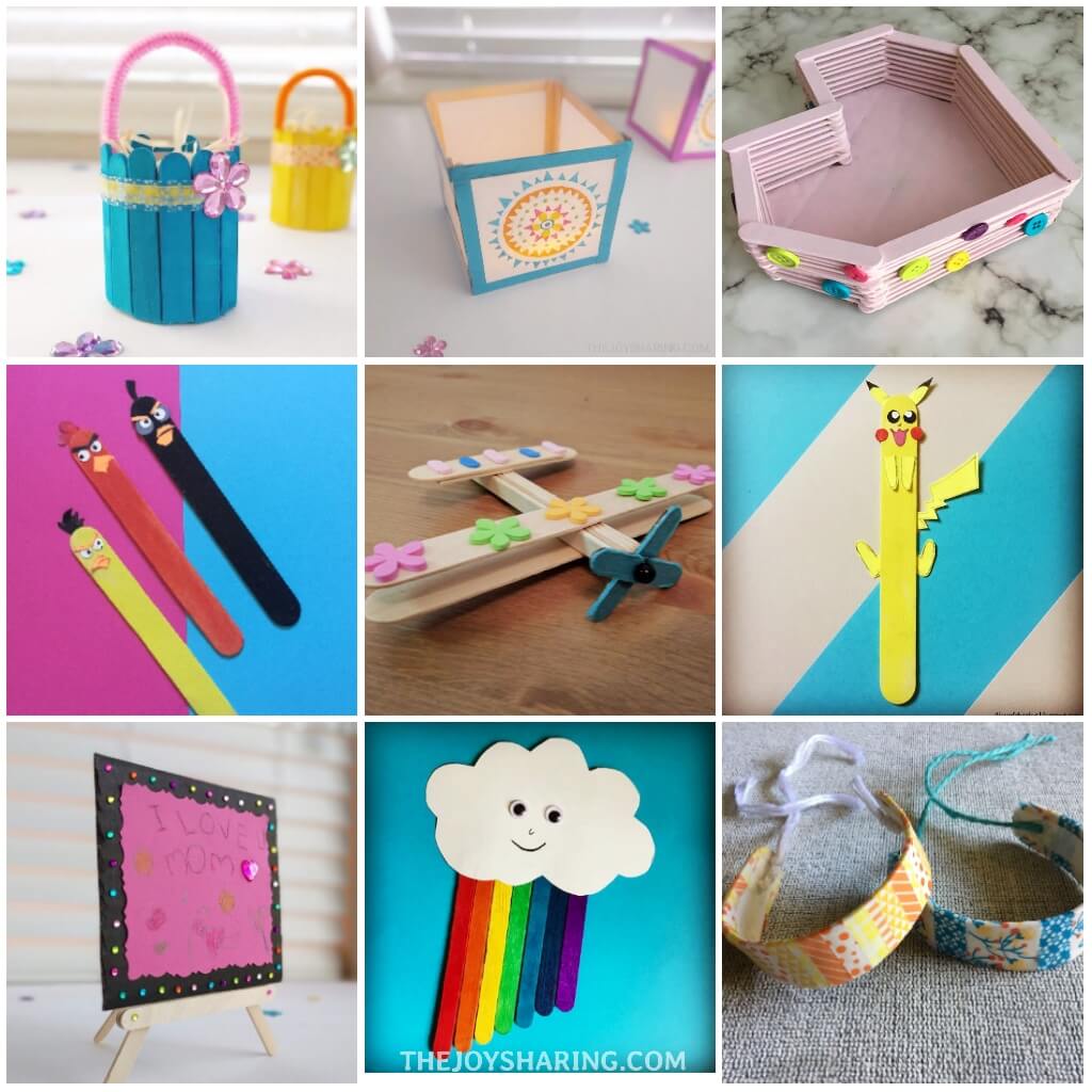 Ice Cream Stick Crafts - The Joy of Sharing