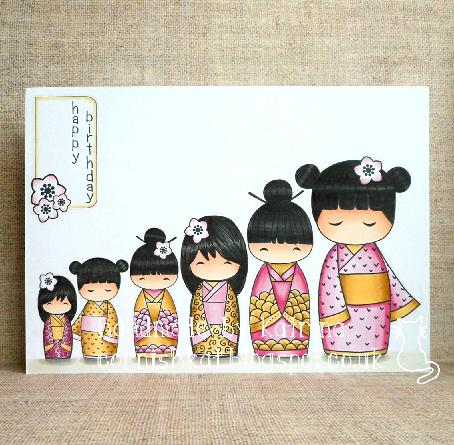 kokeshi nesting dolls