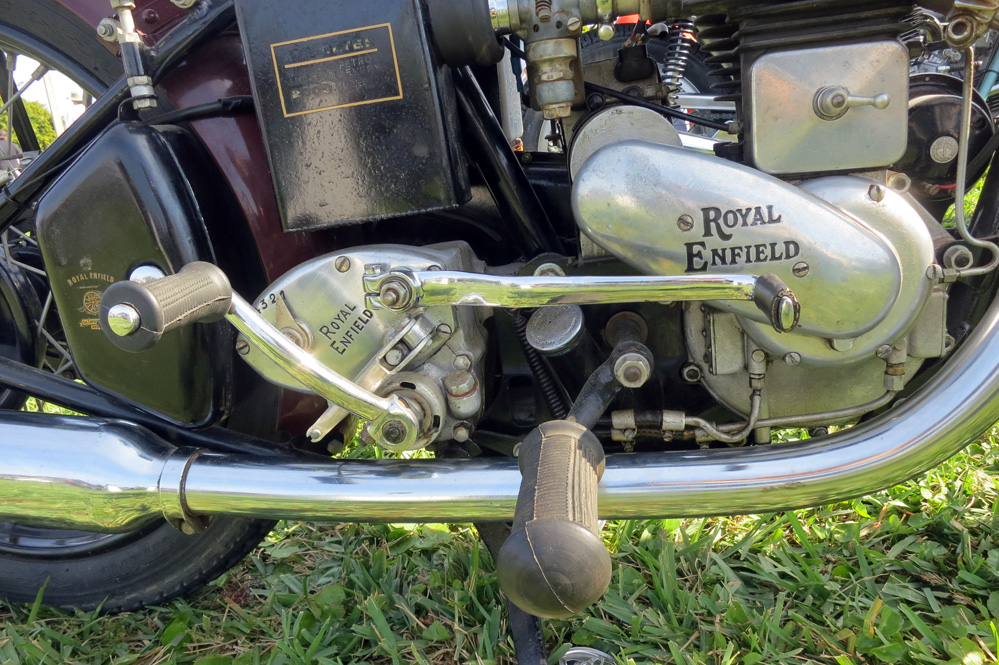 1939 Royal Enfield Model DC seen at Dania Beach show