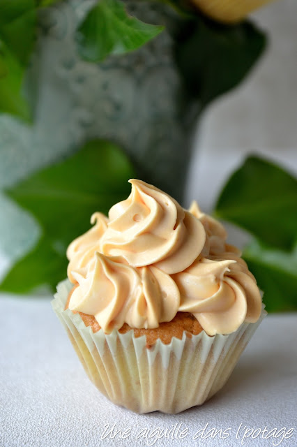 Bouquet de cupcakes (ganache montée chocolat blanc)