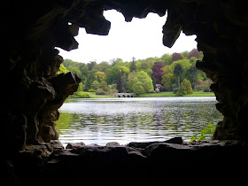 View over the lake from the Grotto, Stourhead View over the lake from the Grotto, Stourhead