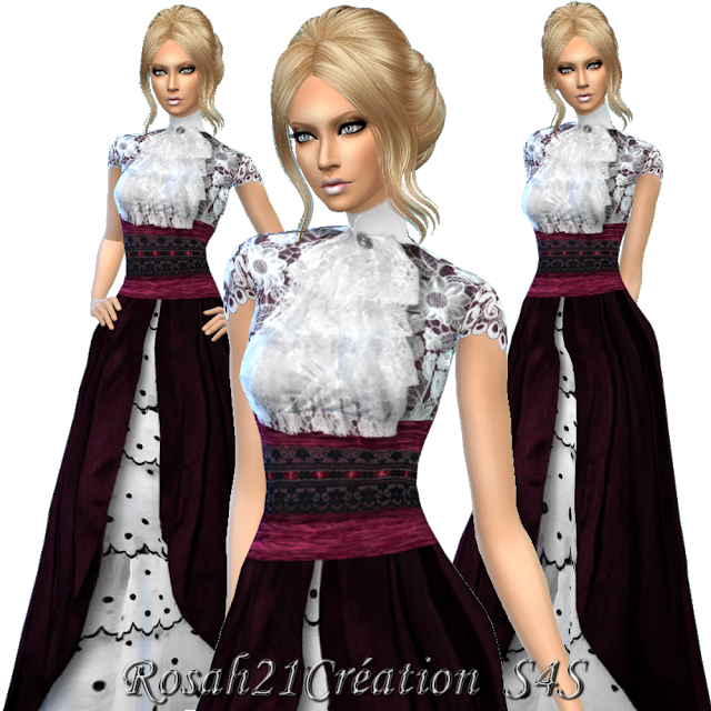 Sims 4 Ccs The Best Vintage Dress By Sims Dentelle