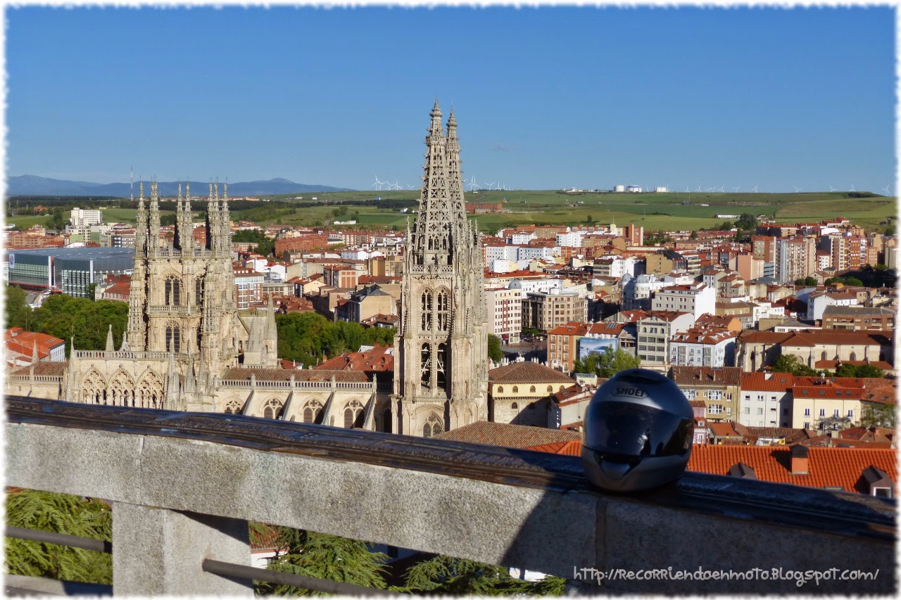 Catedral de Burgos desde el mirador del castillo