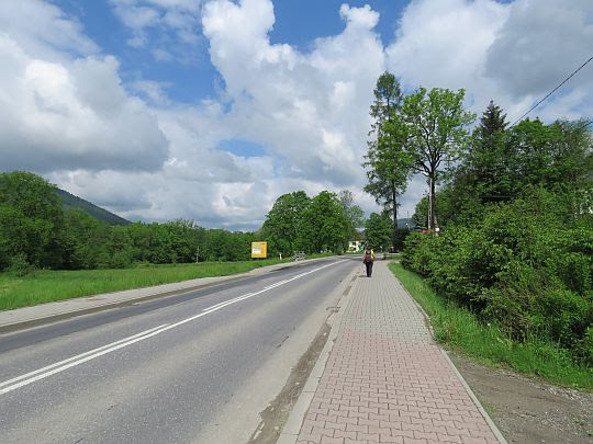Wojewódzka szosa nr 968 w Kasince Małej. Wojewódzka szosa nr 968 w Kasince Małej.
