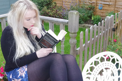 reading in the garden