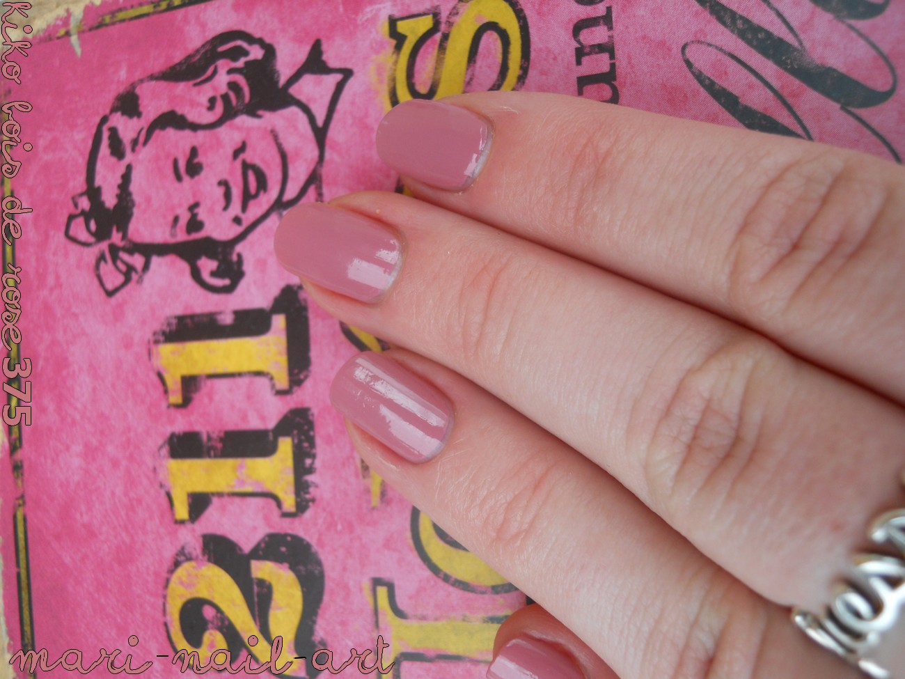 Marinailart Bois de rose, un vernis qui porte bien son nom ! Kiko 375