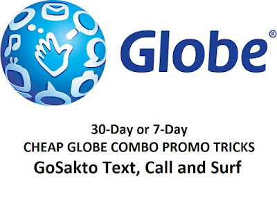30-Day or 7-Day Cheap Globe Combo Promo Tricks : GoSakto ...