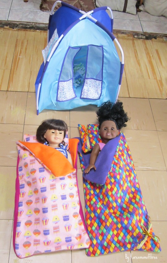Karen Mom of Three's Craft Blog Sleeping bags! What fun to make!