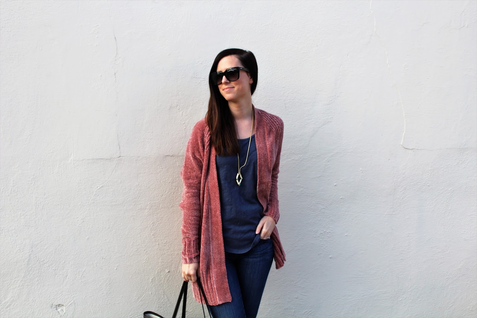 loft chenille cardigan