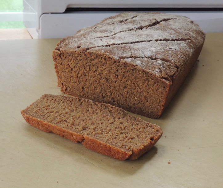 Norm's site Homemade pumpernickel made some good sandwiches.