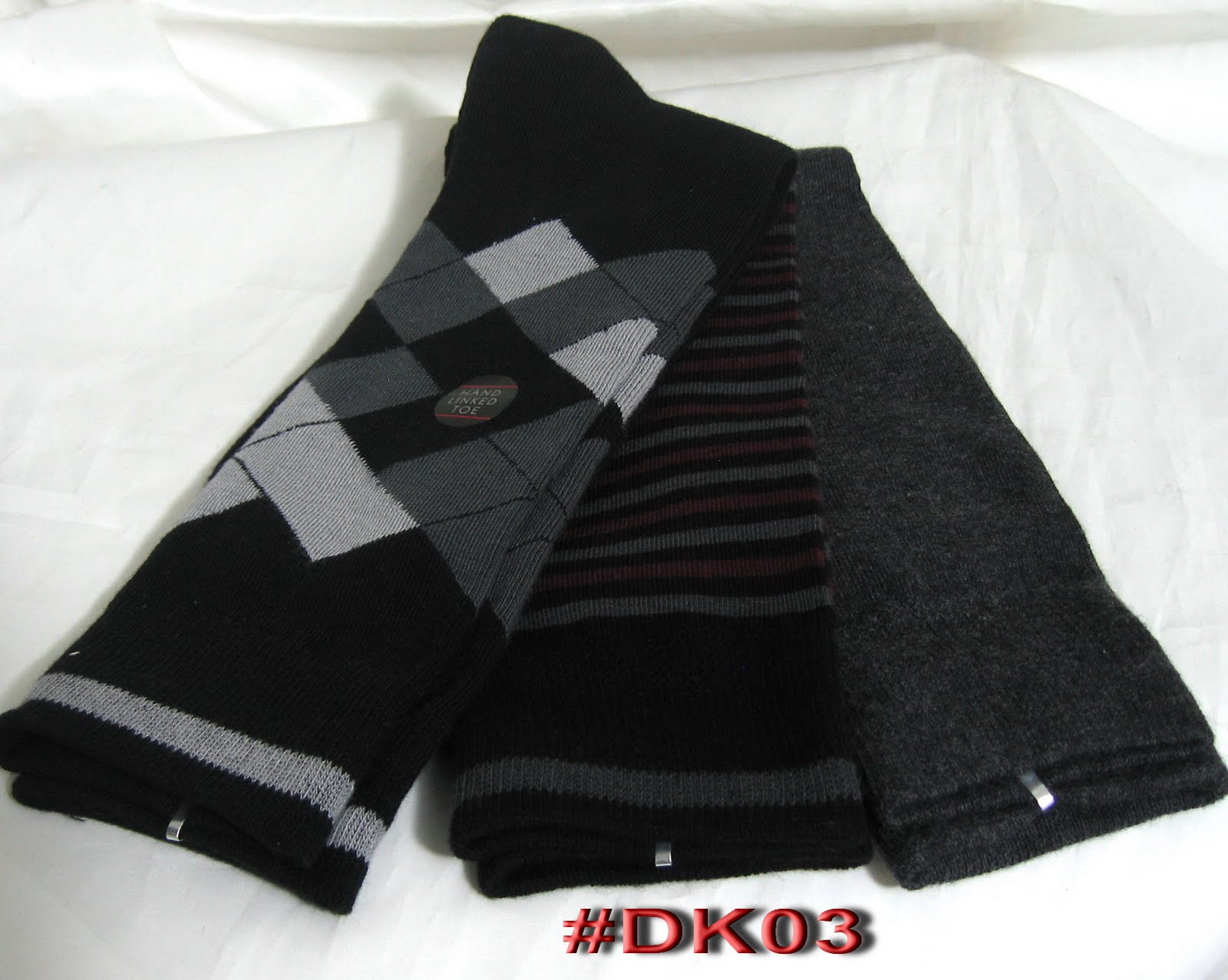 DKNY Men's 6 Pack Low Cut Socks, Grey/Blue, 10-13