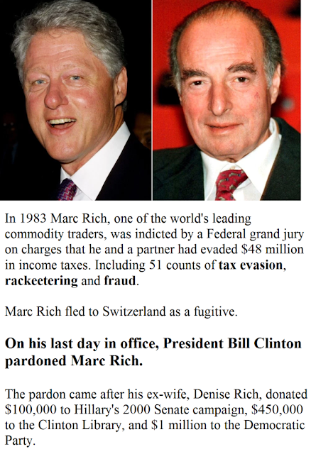 Marc Rich, FBI, Bill Clinton, Clinton foundation corrupt