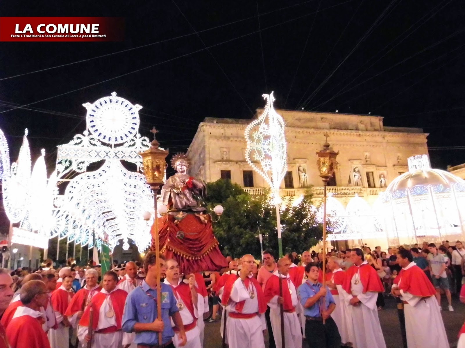 SAN CESARIO DI LECCE IN FESTA PER IL SANTO PATRONO.