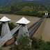 Sobre el rio Cauca esta el Puente de Occidente