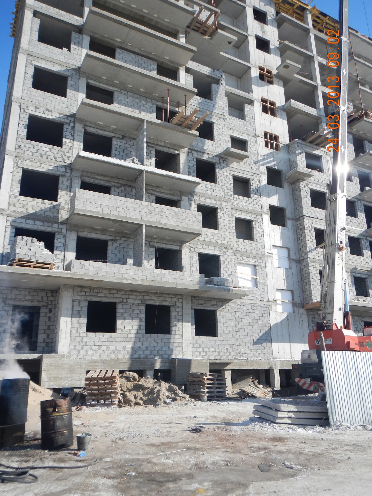 Life of countryside's girl from Yakutia Yakutsk. Houses on permafrost...