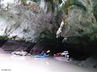 Sea cave and hong in Krabi