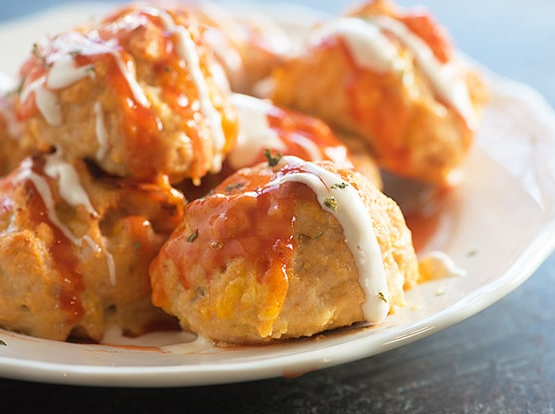 Low Carb Buffalo Chicken Meatballs