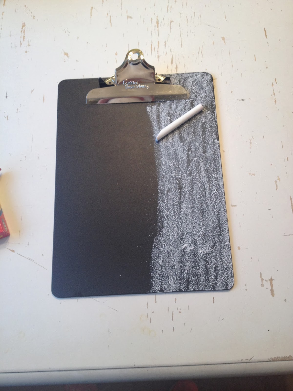 BumbleDo How to Season a Chalkboard