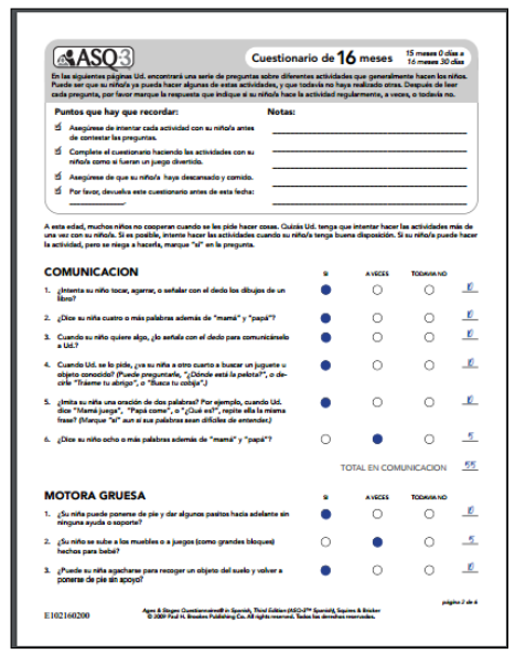 Asq 3 2 Meses Cuestionario – Southern Oregon Head Start – BULD